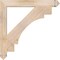 Ekena Millwork Merced Arts & Crafts Smooth Bracket, Douglas Fir, 3 1/2"W x 32"D x 32"H BKT04X32X32MRC03SDF - alternate 2